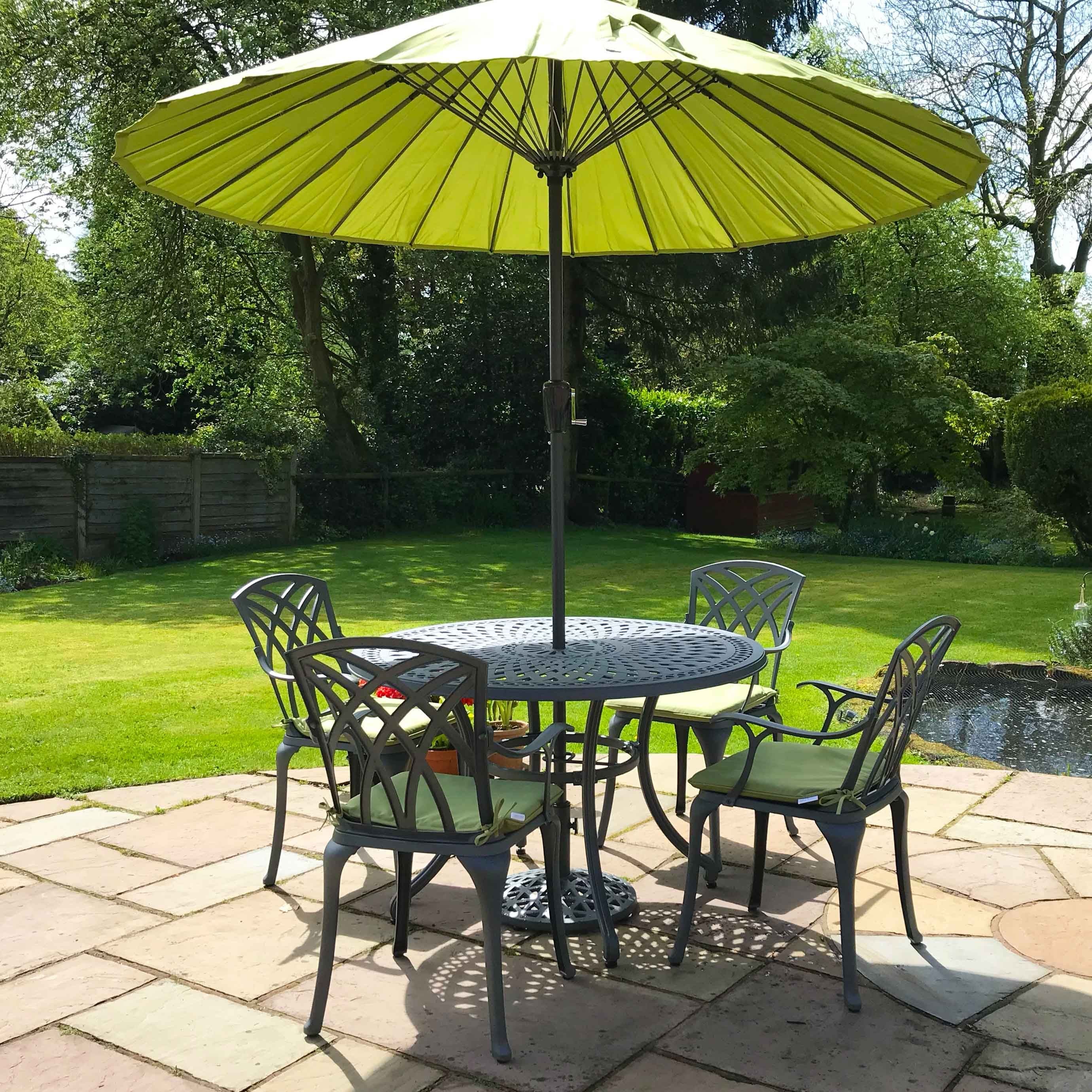 Alice Table 4 Seater Set - Slate - Image 14