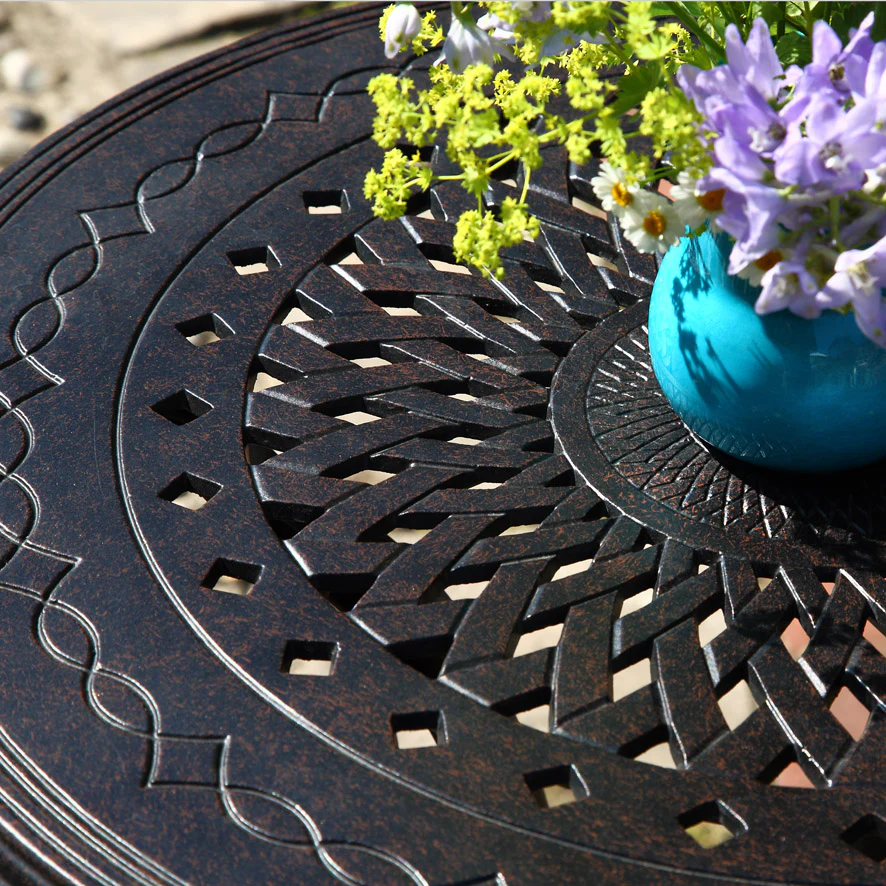 Ella Bistro Table - Antique Bronze - Image 3