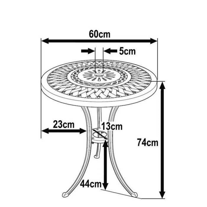 Eve Bistro Table - White - Image 9