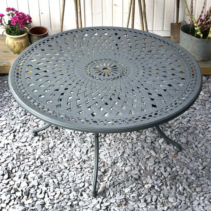 Frances Table 6 Seater Set - Slate - Image 20