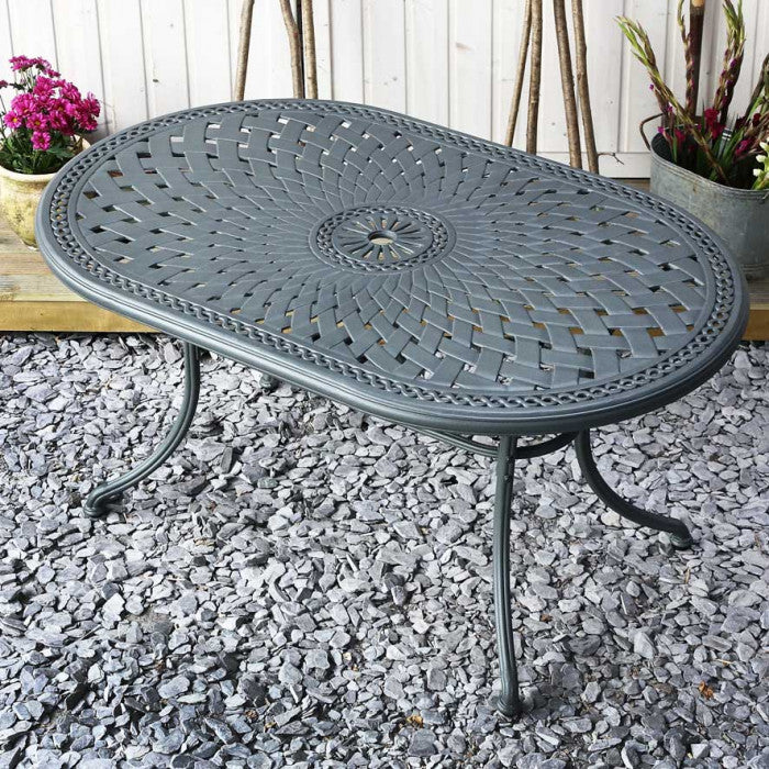 June Table 6 Seater Set - Slate - Image 10