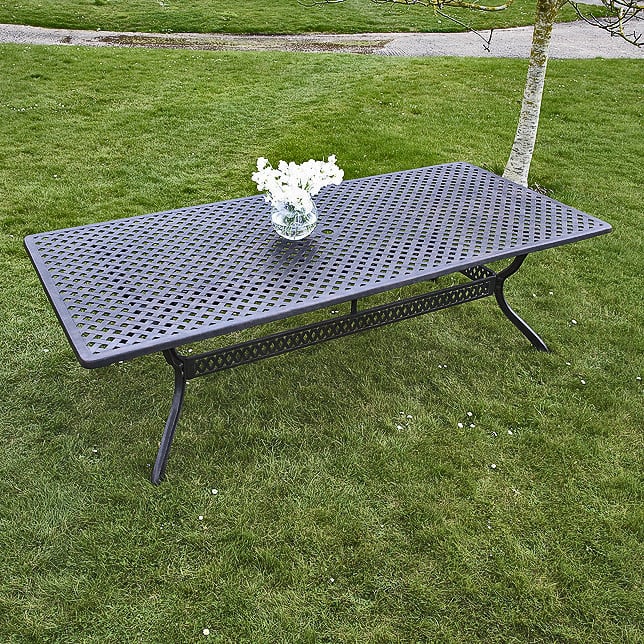 Madison Table 2.6m 10 Seater Set - Antique Bronze - Image 8