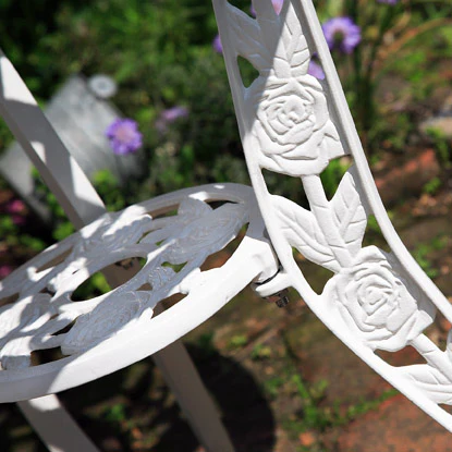 Rose Bistro Table - White - Image 4