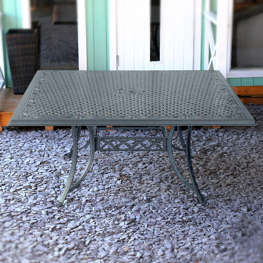 Tanya Table 8 Seater Set - Slate Grey - Image 4